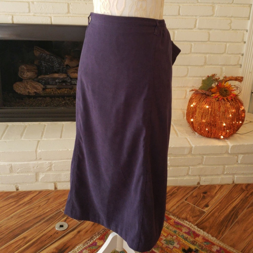 Appleseed's Suedecloth Boot Skirt 24W no slits